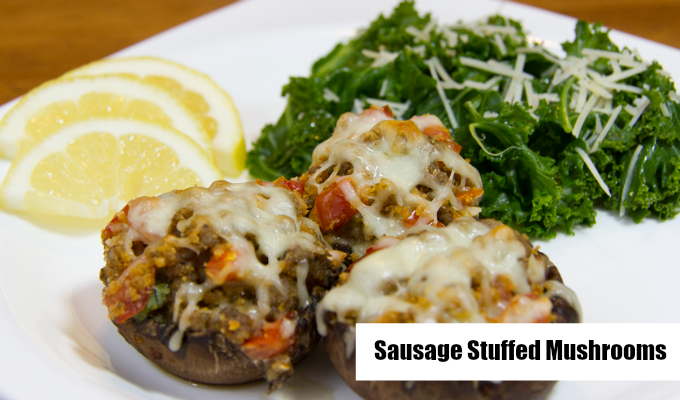 Sausage Stuffed Mushrooms